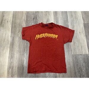 Vintage 90s Hulk Hogan Hulkamania WWF Wrestling T Shirt So Soft Size S